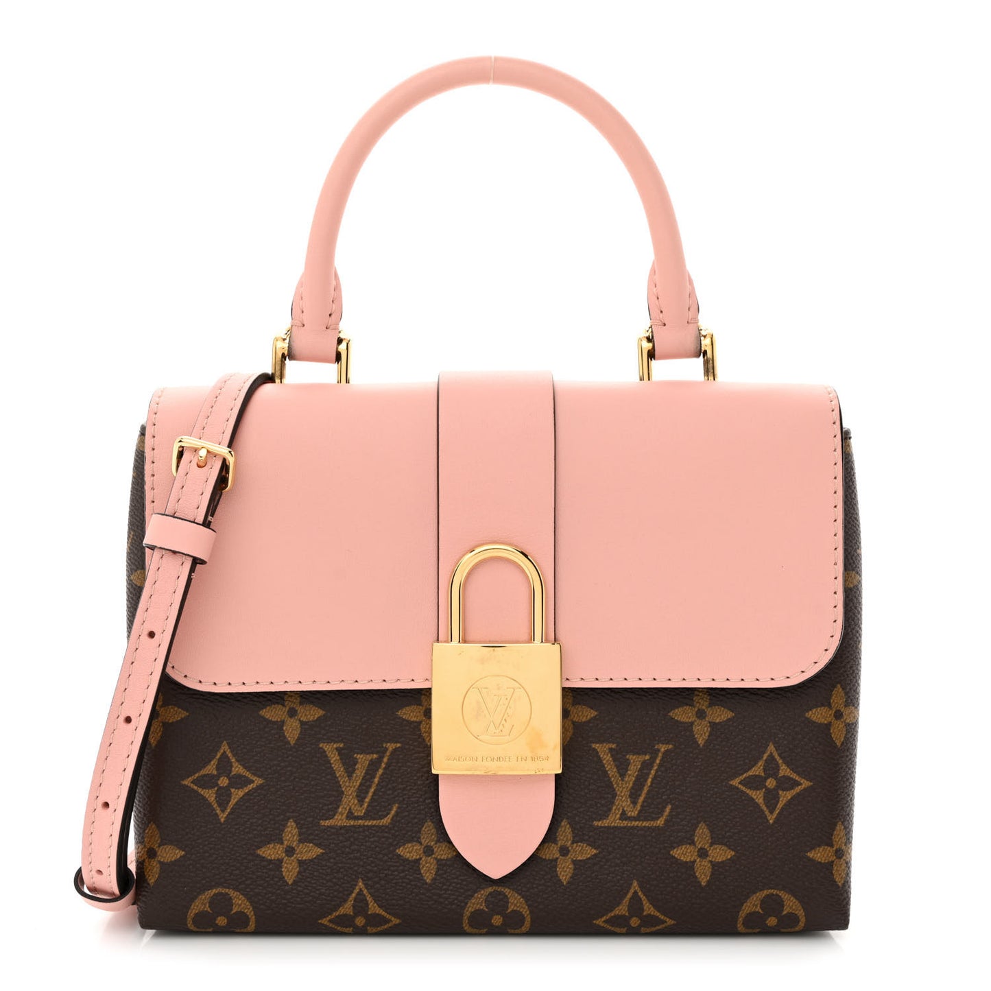 Monogram Locky BB Rose Poudre
