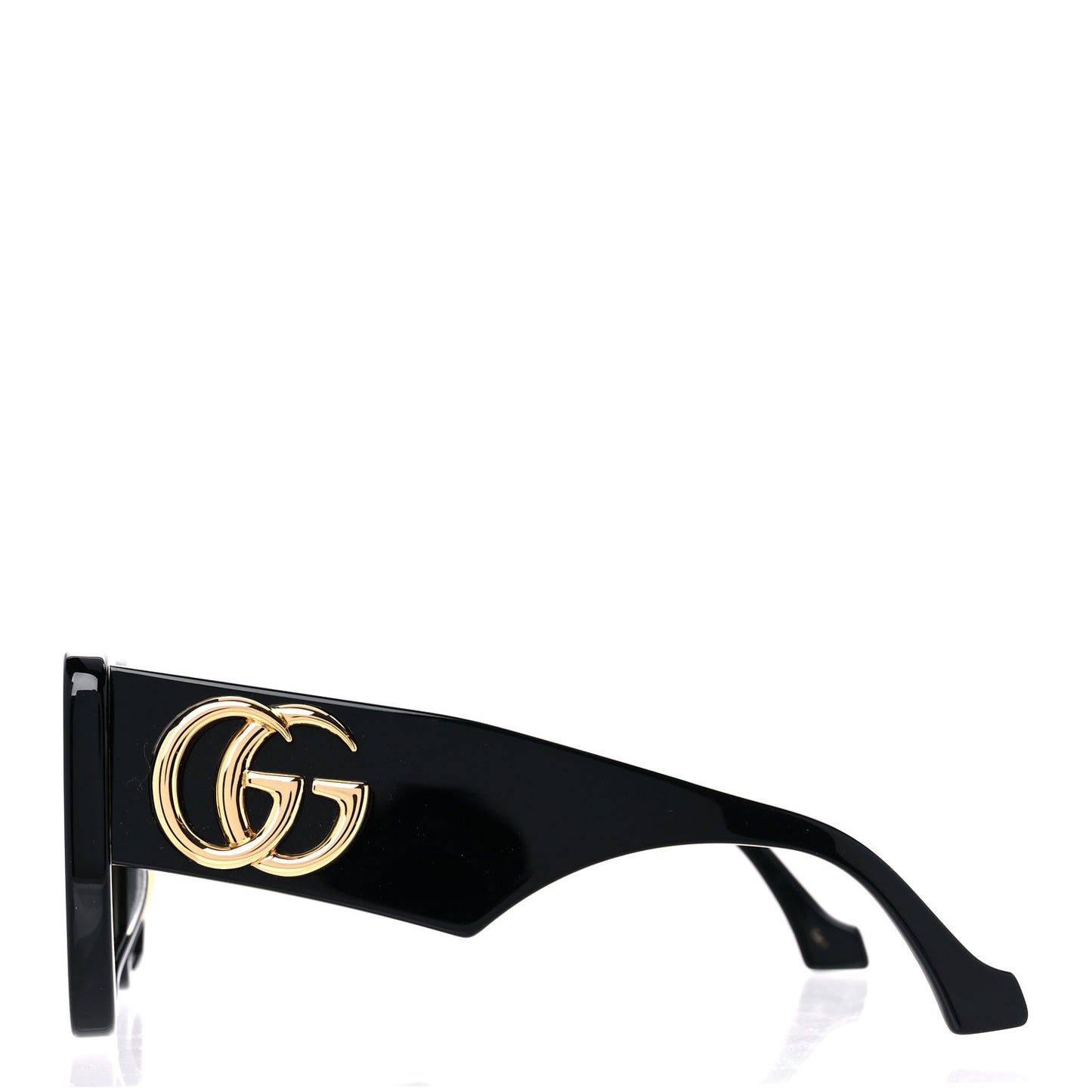 Acetate Square Frame Sunglasses GG0956S Black