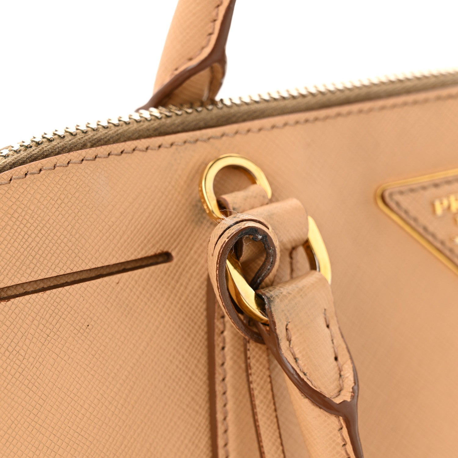 Prada Saffiano Lux Medium Promenade Tote Sabbia 14 of 14