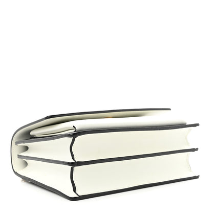 Saint Laurent Calfskin Bi-Color Medium Monogram Sunset Black Pearl White 4 of 13