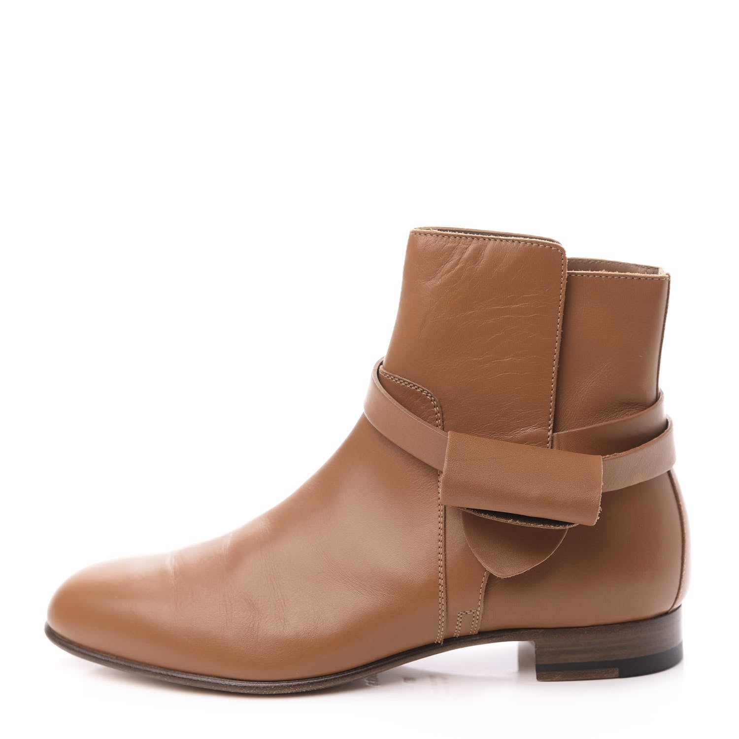 Hermes Calfskin Neo Low Boots 37 Natural 1 of 10