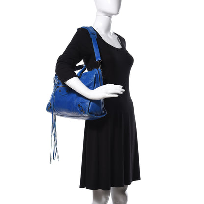 Balenciaga Agneau Classic Hardware City Bleu Lazuli 2 of 9