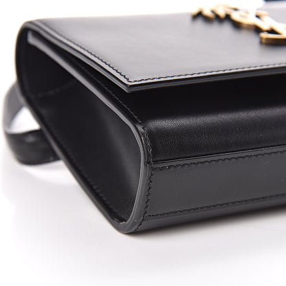 Saint Laurent Smooth Calfskin Monogram Palm Tree Kate Belt Bag Black 5 of 8