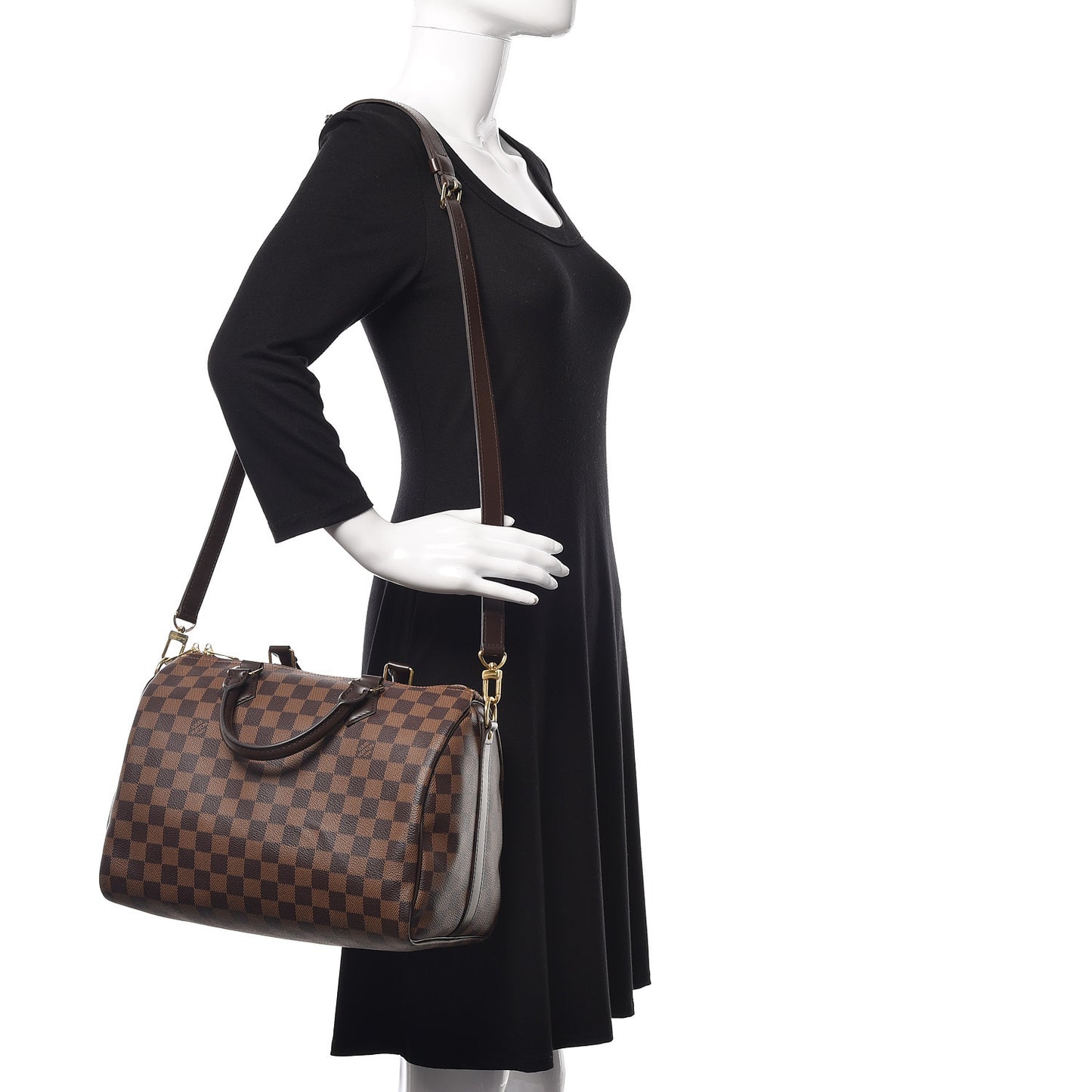 Damier Ebene Speedy Bandouliere 30