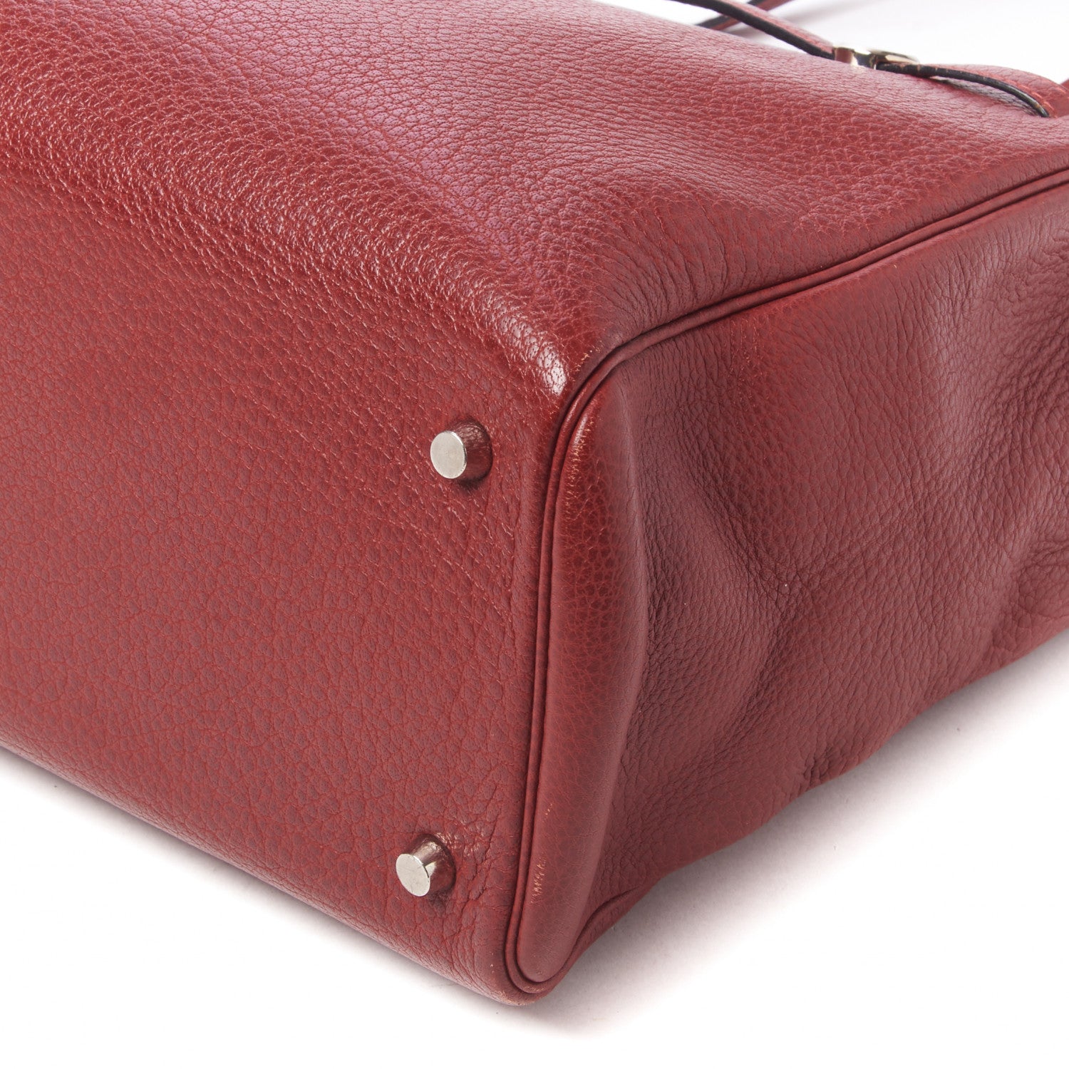 Hermes Buffle Cabana Tote Rouge H 4 of 8