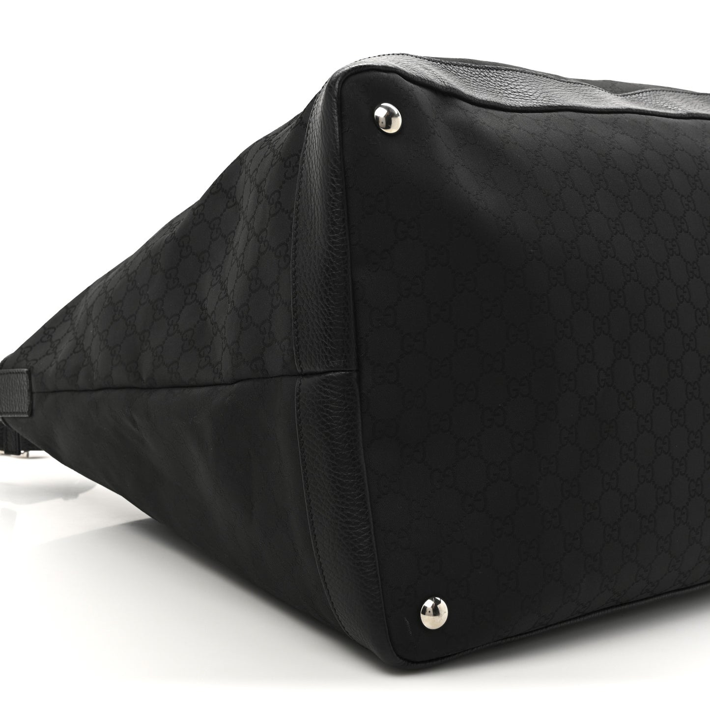 Nylon Monogram Travel Hobo Black