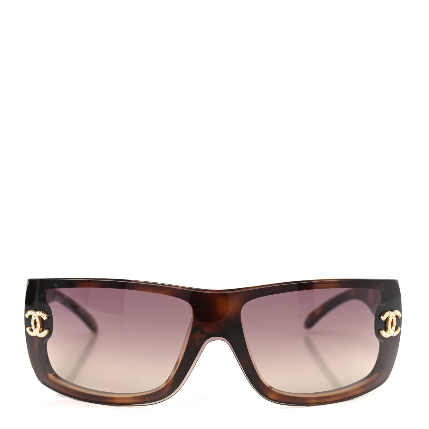 Chanel Acetate Crystal CC Sunglasses 5088-B Tortoise 2 of 7