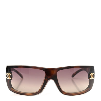 Chanel Acetate Crystal CC Sunglasses 5088-B Tortoise 2 of 7