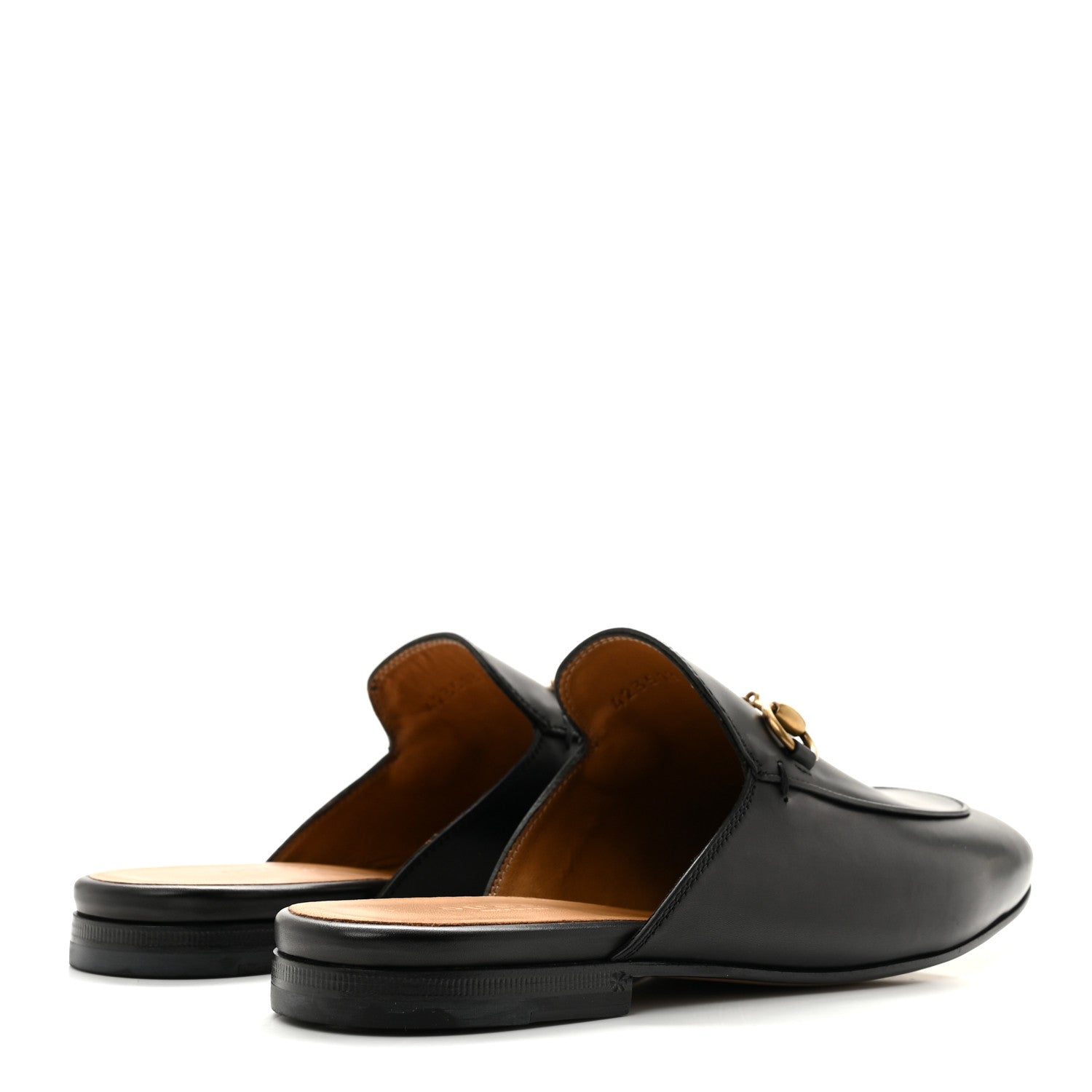 Gucci Calfskin Womens Princetown Slippers 37 Black 5 of 10