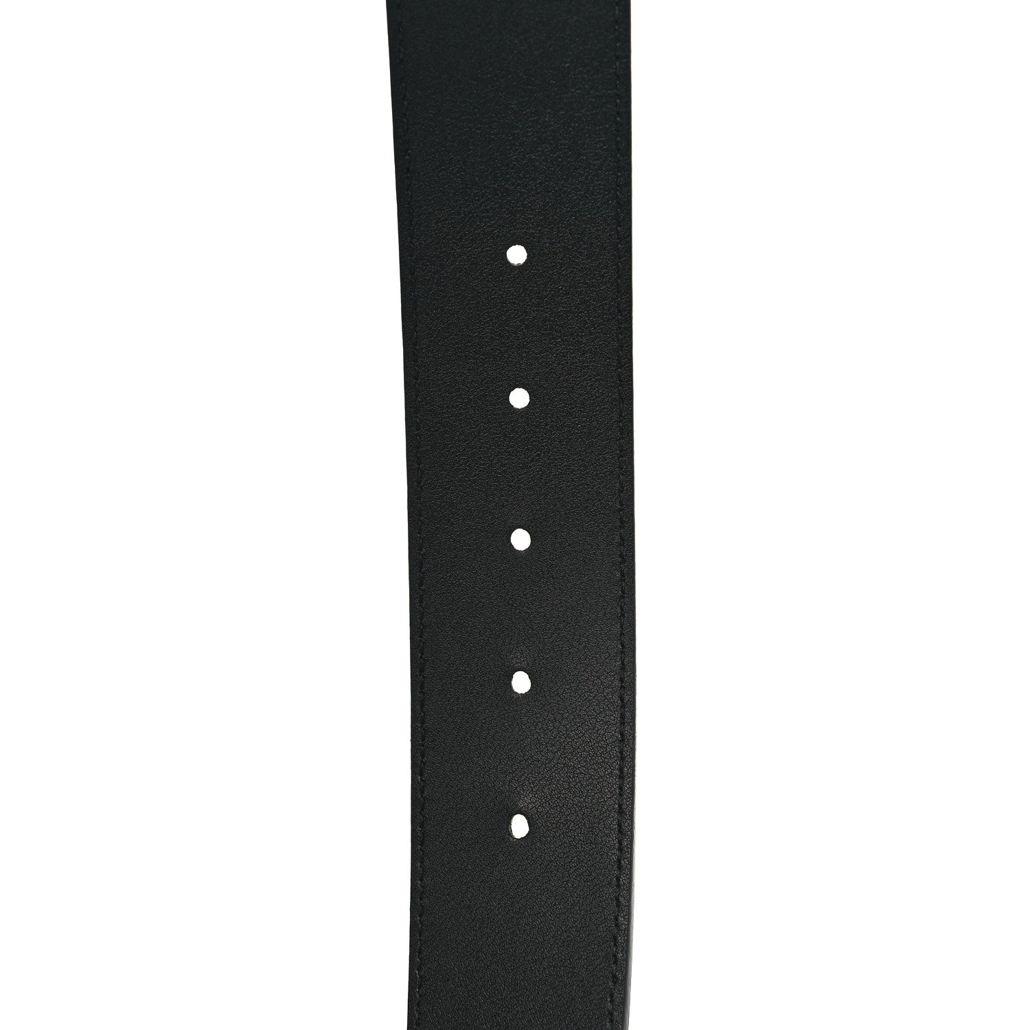 Gucci Textured Calfskin Double G 40mm Belt 80 32 Black 5 of 6