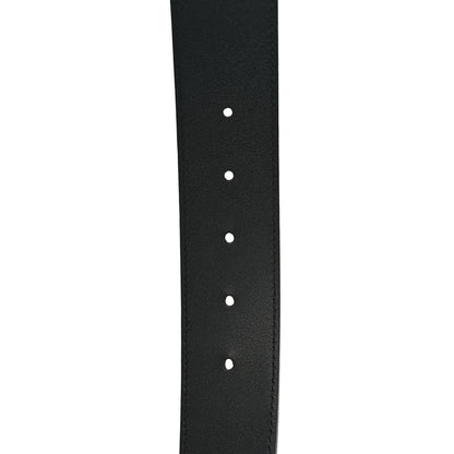 Gucci Textured Calfskin Double G 40mm Belt 80 32 Black 5 of 6