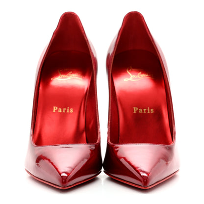 Christian Louboutin Metallic Patent Psychic So Kate 100 Pumps 36 Loubi 2 of 8
