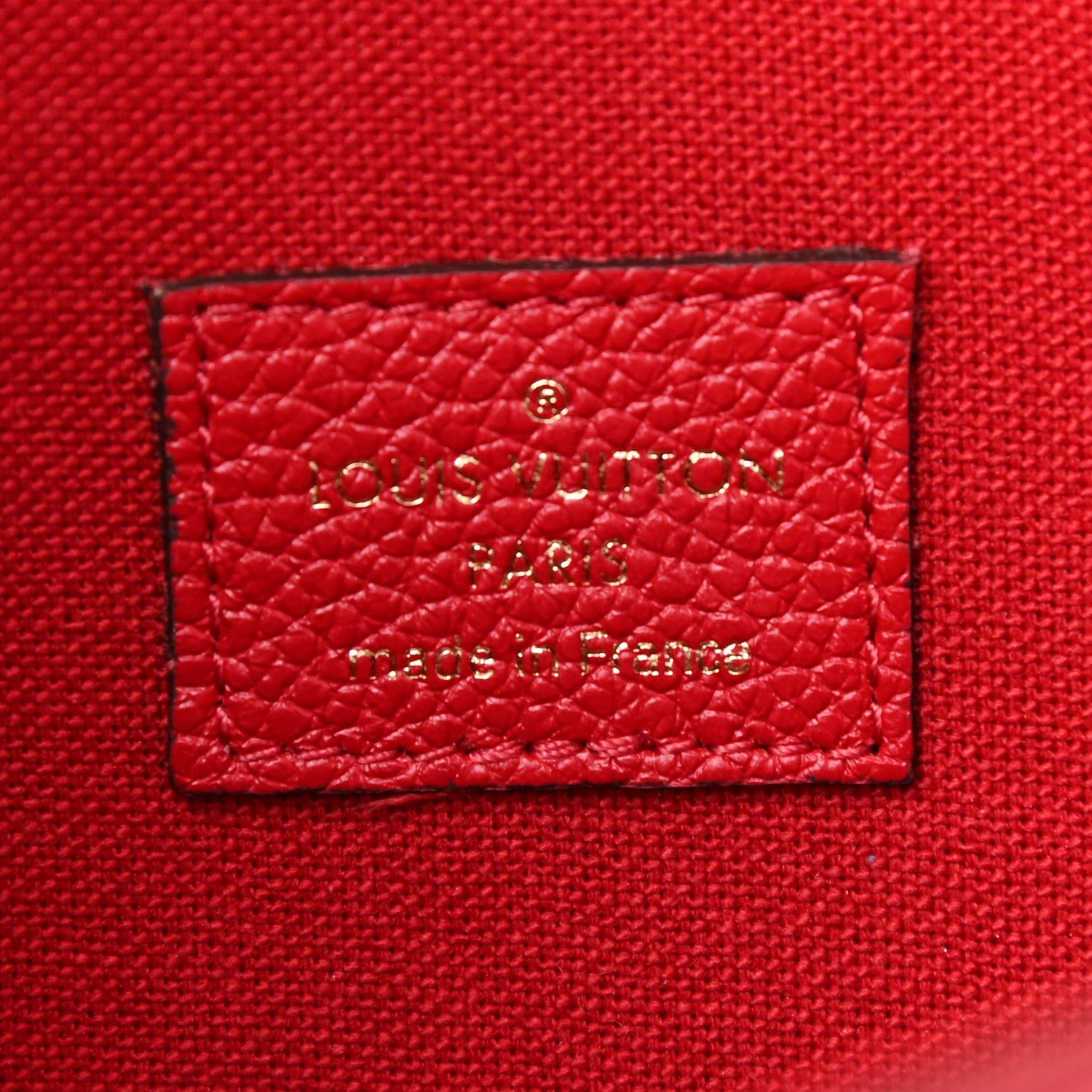 Louis Vuitton Empreinte Pochette Felicie Chain Wallet Scarlet 9 of 10