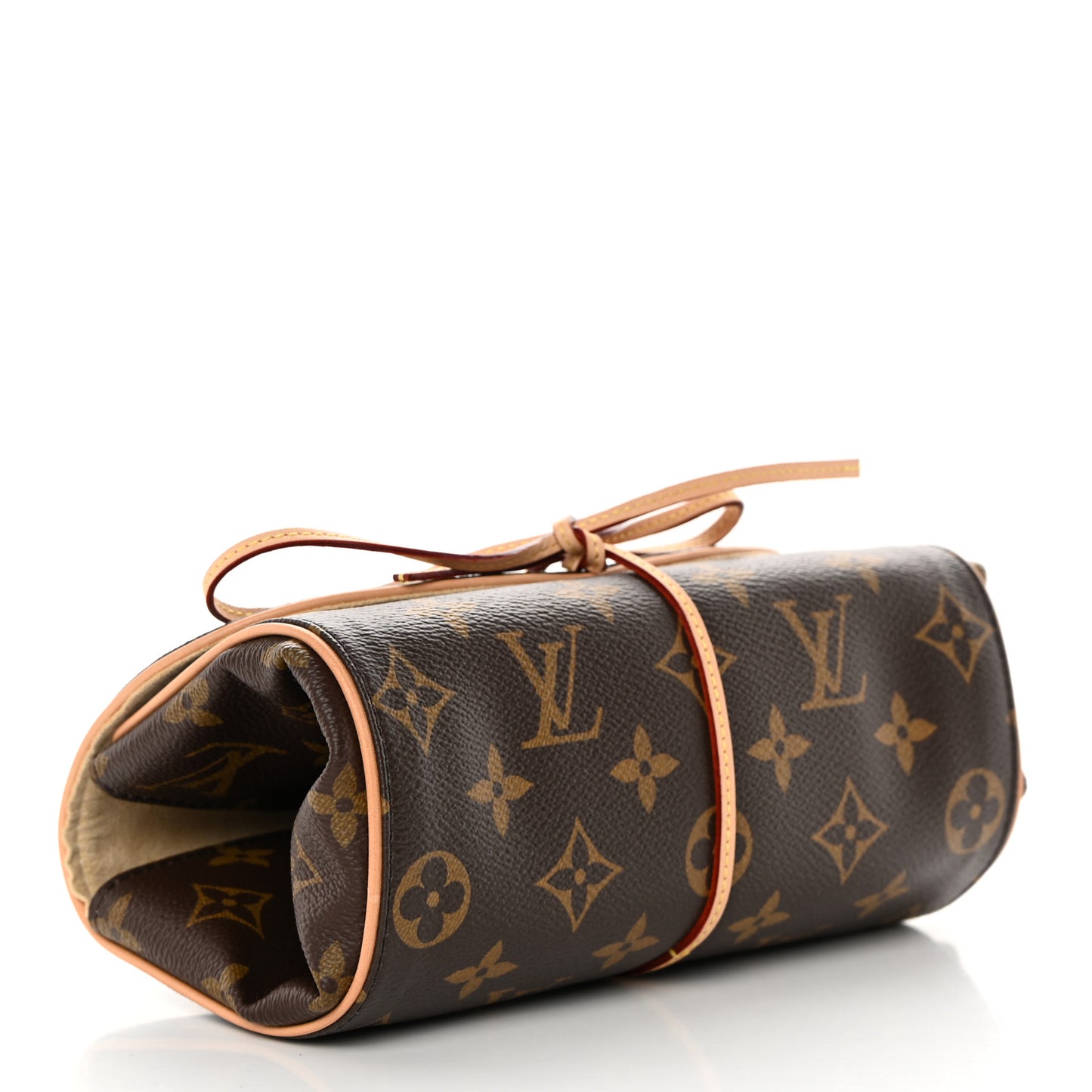 Monogram Jewelry Roll Pouch