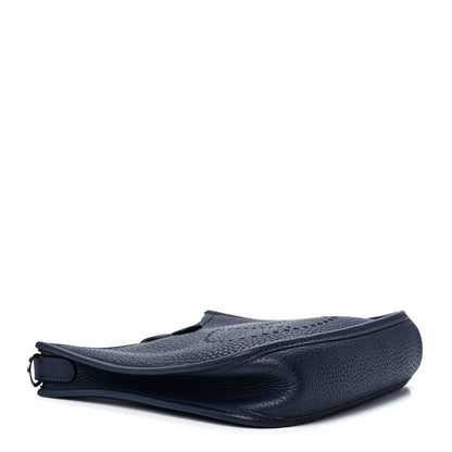 Hermes Taurillon Clemence Evelyne TPM Bleu Nuit 4 of 11