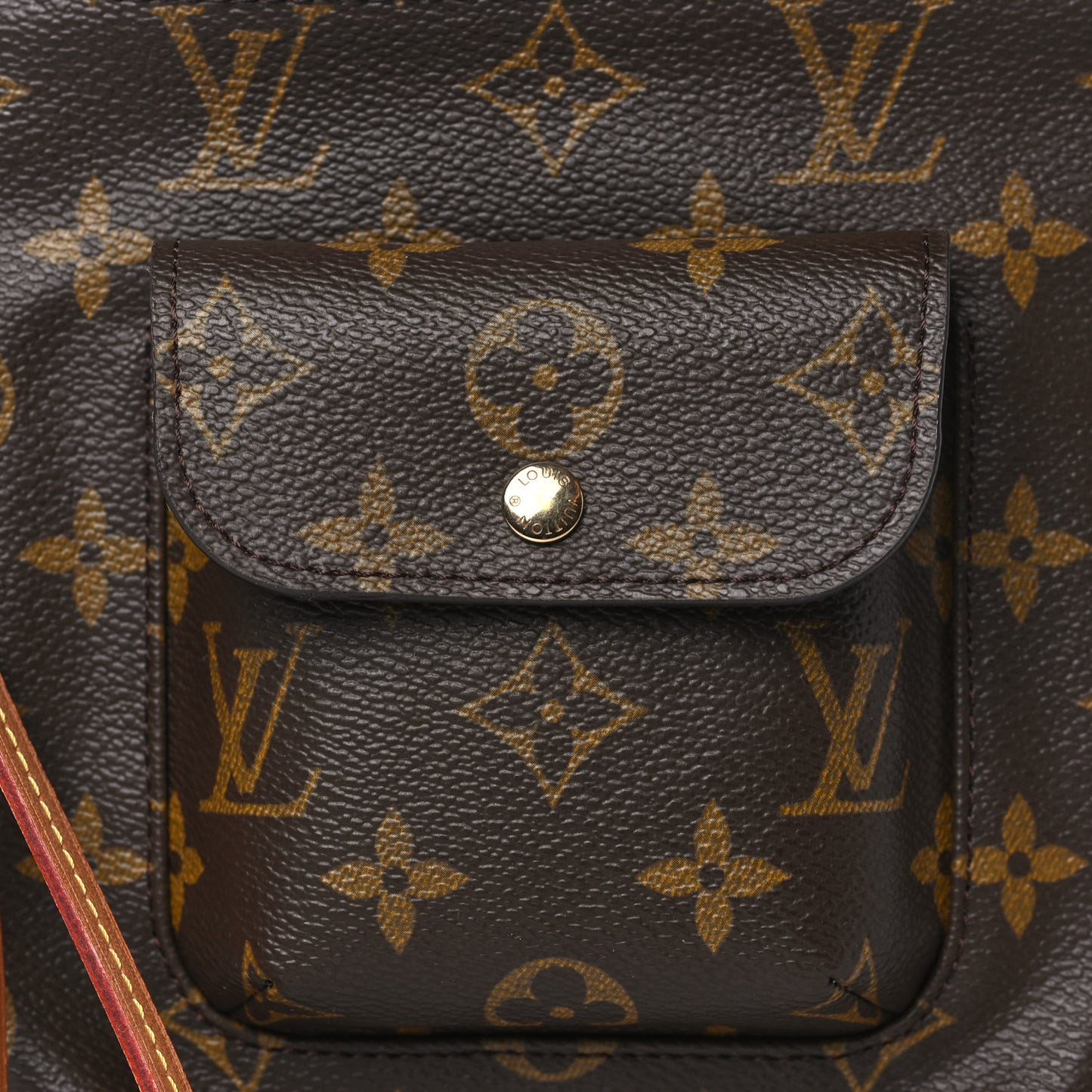 Monogram Partition Wristlet