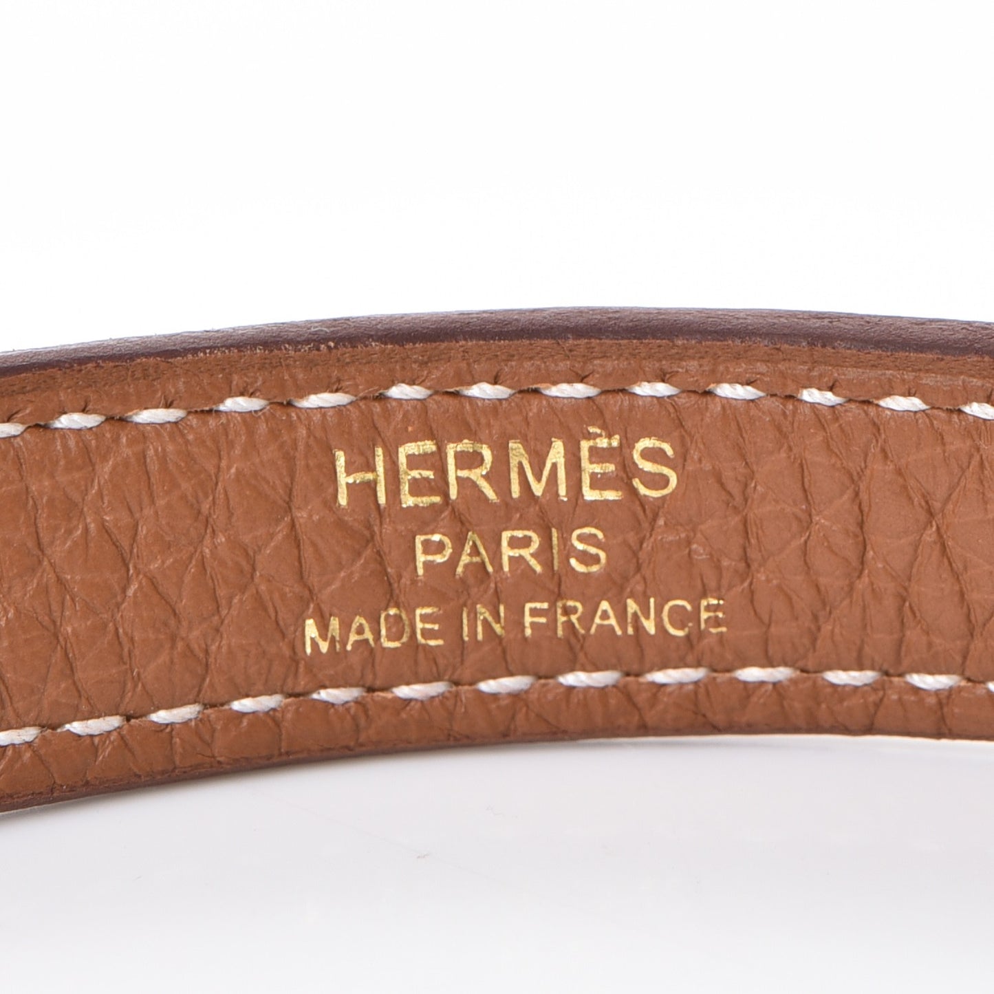 Taurillon Clemence Retourne Horseshoe Kelly 28 Gold