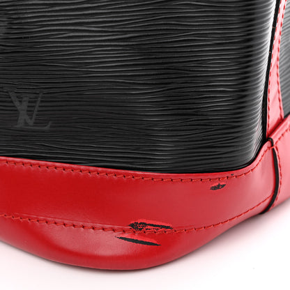 Louis Vuitton Epi Bi-Color Noe Castillan Red Black 11 of 11