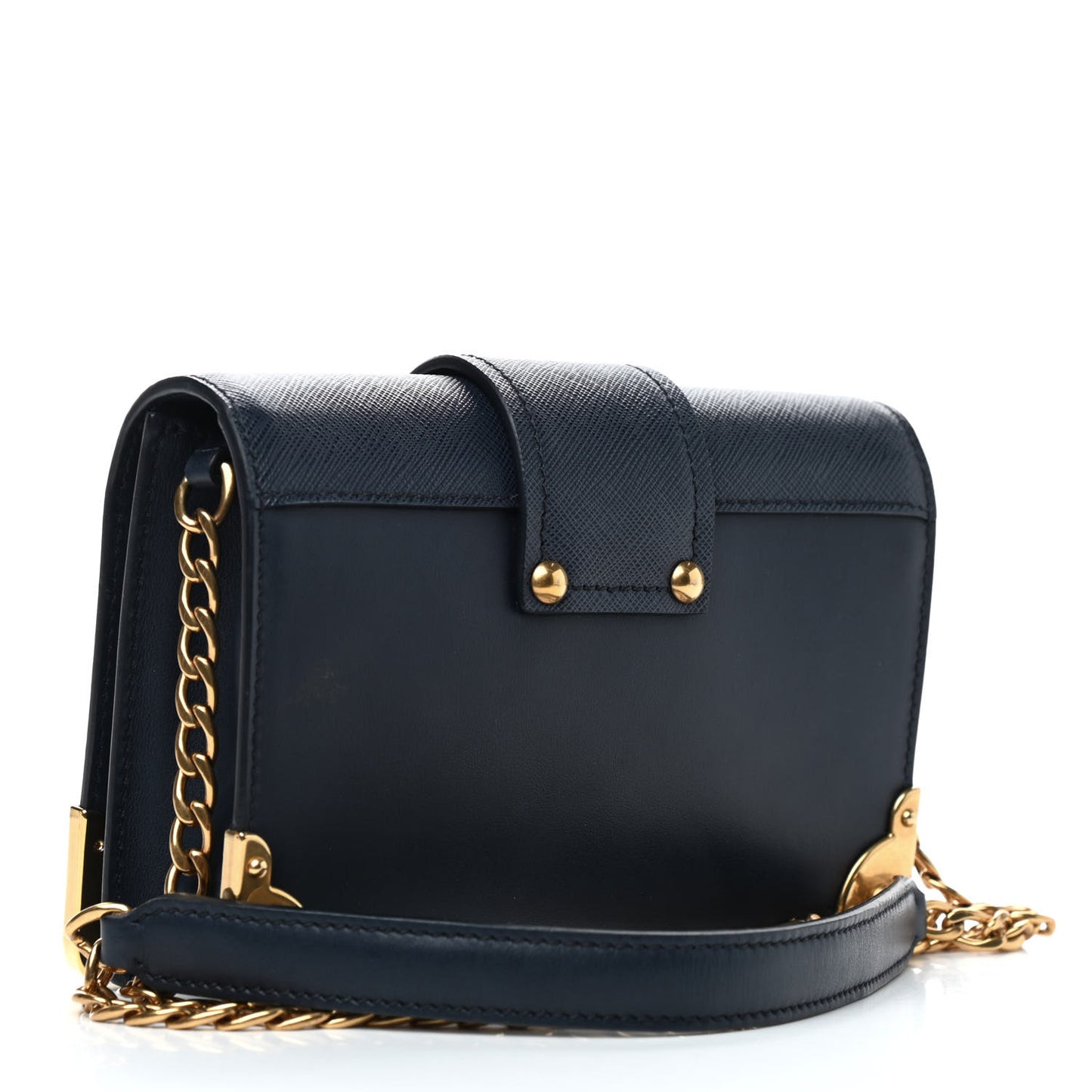 City Calf Saffiano Astrology Cahier Bag Black
