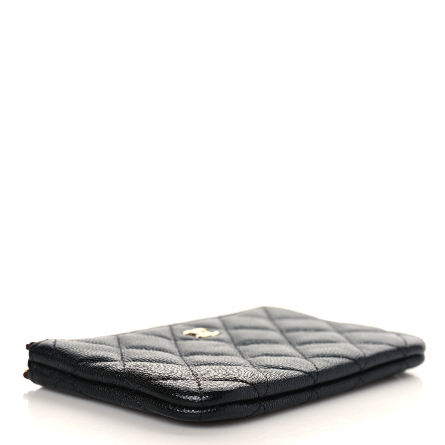 Chanel Caviar Quilted Small Cosmetic Case Black 4 of 7