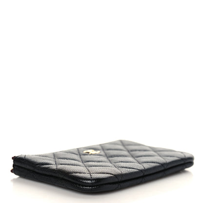 Chanel Caviar Quilted Small Cosmetic Case Black 4 of 7