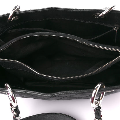 Chanel Caviar Quilted Grand Shopping Tote GST Black 5 of 11