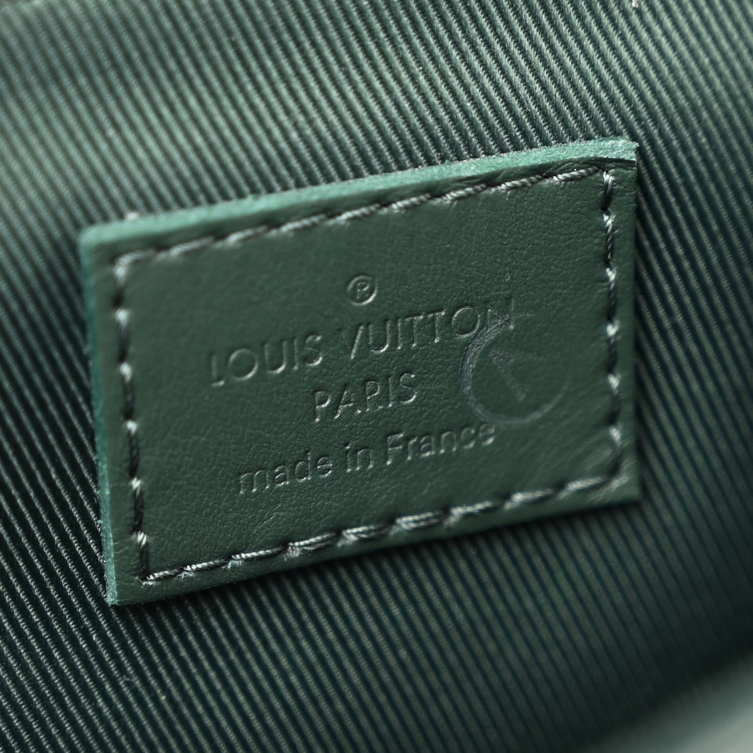 Louis Vuitton Taurillon Monogram Nano Steamer Green 6 of 9