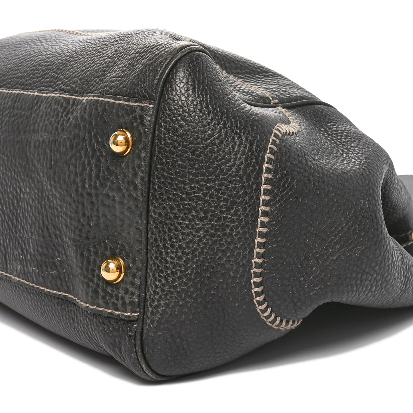 Calfskin Large New Pelham Shoulder Bag Grey