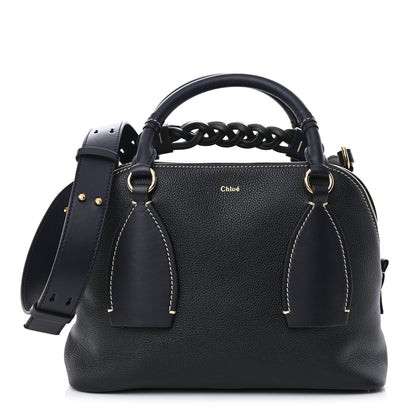 Chloe Calfskin Medium Daria Full Blue 1 of 12