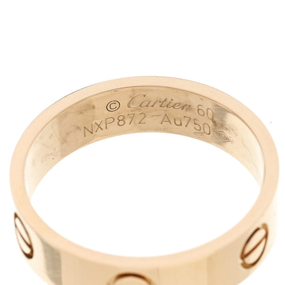 Cartier 18K Yellow Gold 5.5mm LOVE Ring 60 9 4 of 5