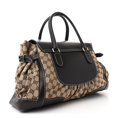 Gucci Monogram Large Queen Tote Brown 3 of 11