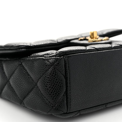 Chanel Grained Lambskin Quilted Mini Flap Black 9 of 11