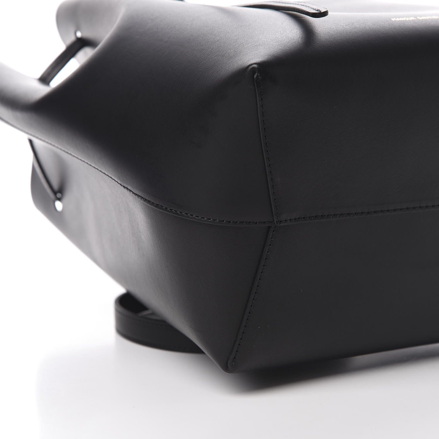 Mansur Gavriel Calfskin Bucket Bag Black Royal 10 of 11