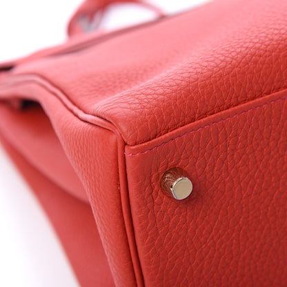 Hermes Togo Kelly Retourne 35 Rouge Casaque 10 of 10