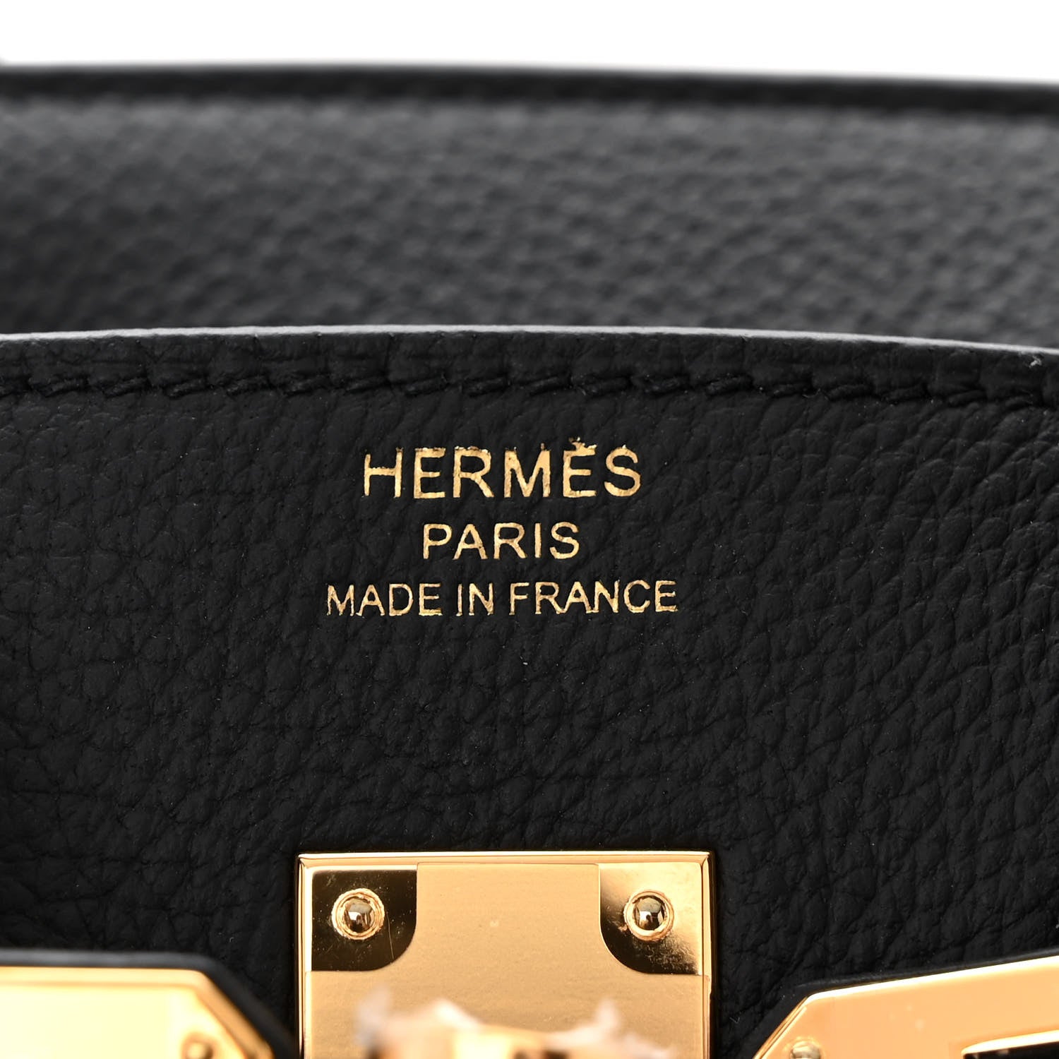 Hermes Togo Birkin 25 Black 6 of 11