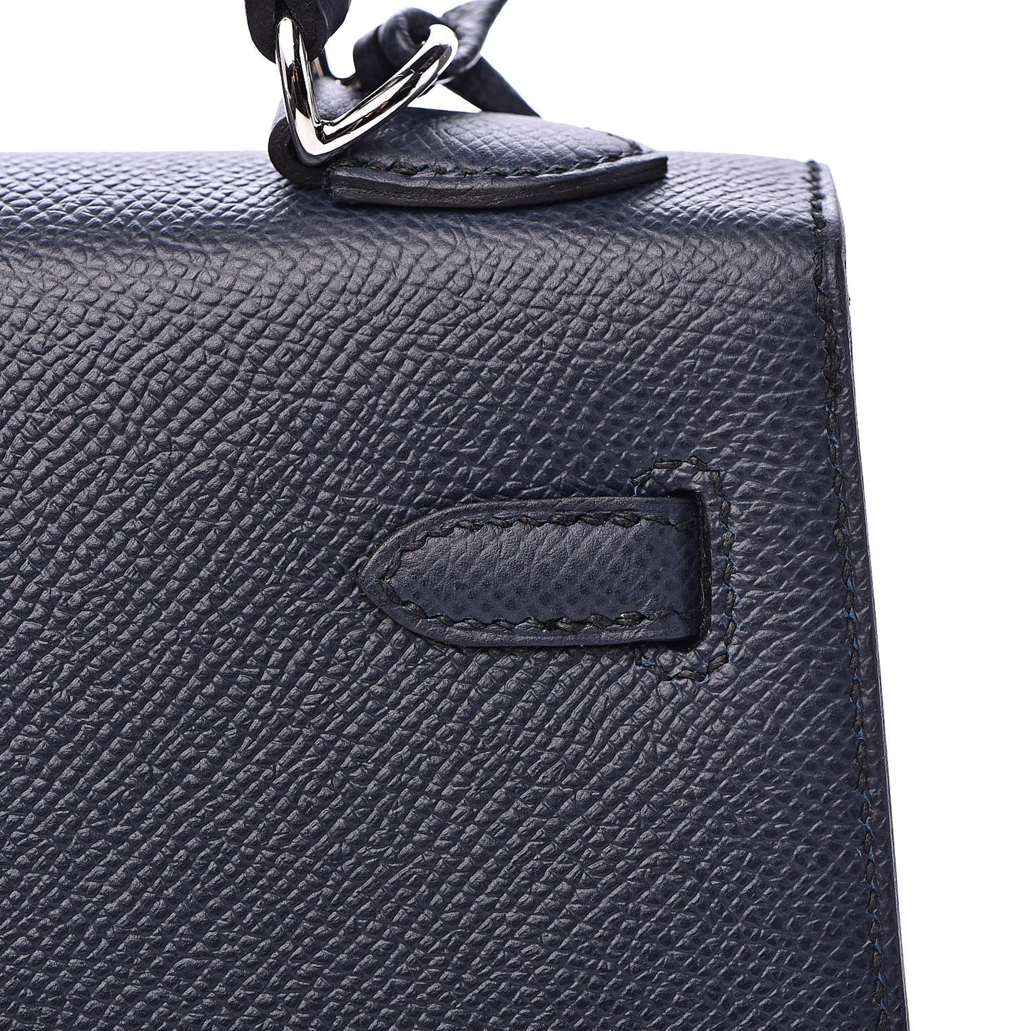 Epsom Kelly Sellier 25 Bleu Indigo