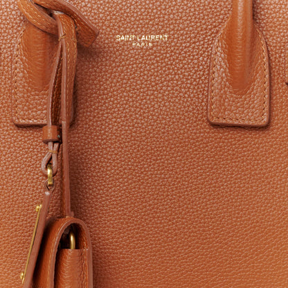 Saint Laurent Grained Calfskin Baby Sac De Jour Supple Canyon 8 of 11