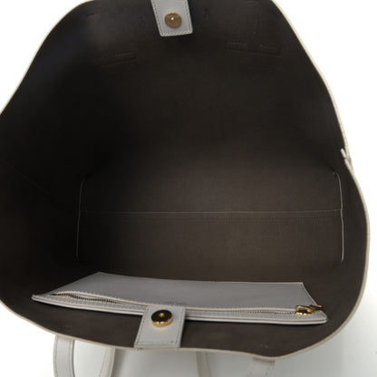 Tom Ford Grained Calfskin Small T Tote White 4 of 13