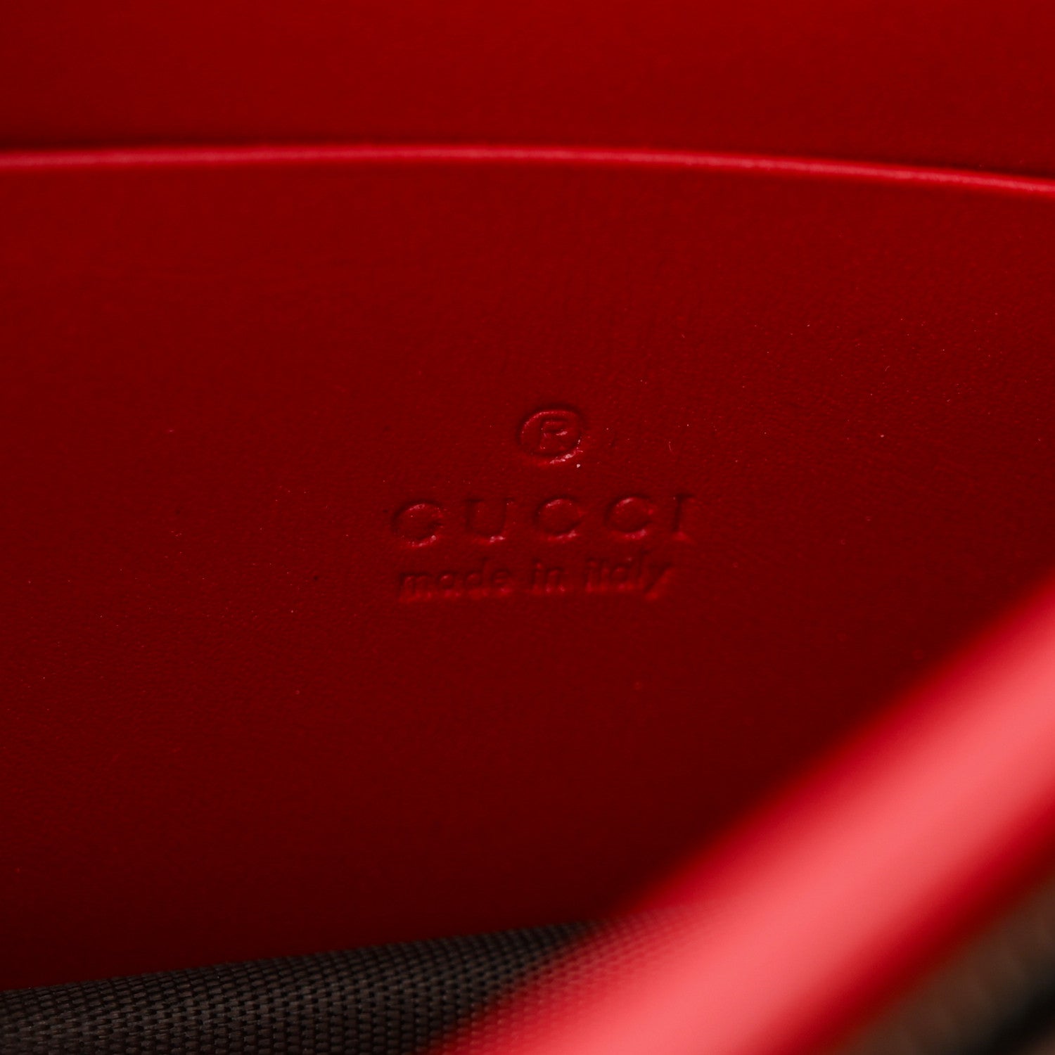 Gucci Monogram Lady Web Convertible Wallet Beige Hibiscus Red 6 of 16