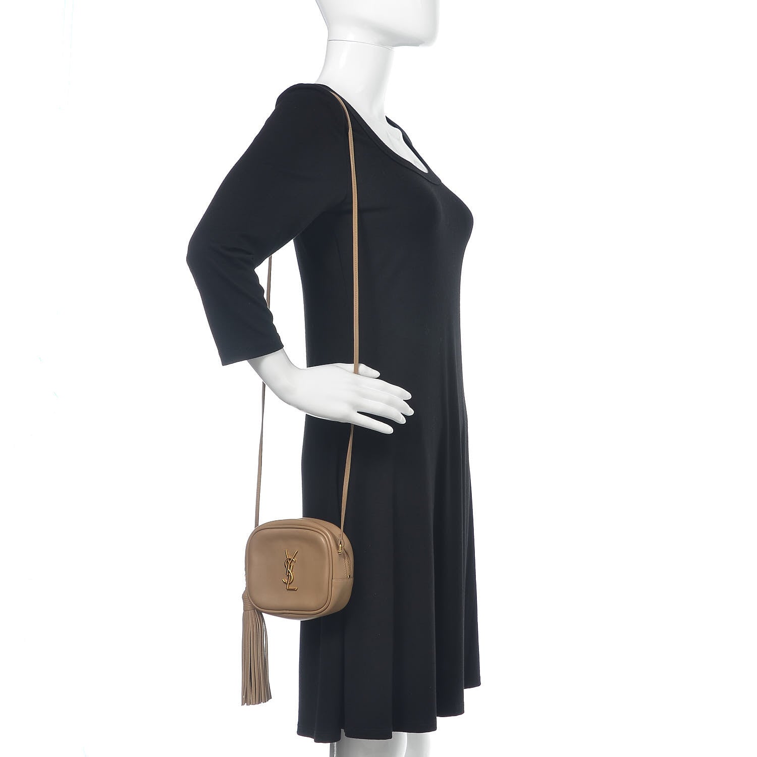 Saint Laurent Nappa Monogram Blogger Bag Deep Beige 2 of 15