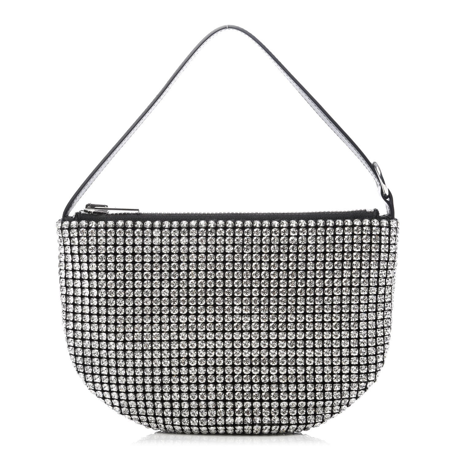 Alexander Wang Mesh Crystal Wanglock Fortune Cookie Bag Black 1 of 8