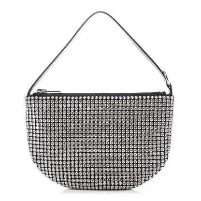 Alexander Wang Mesh Crystal Wanglock Fortune Cookie Bag Black 1 of 8