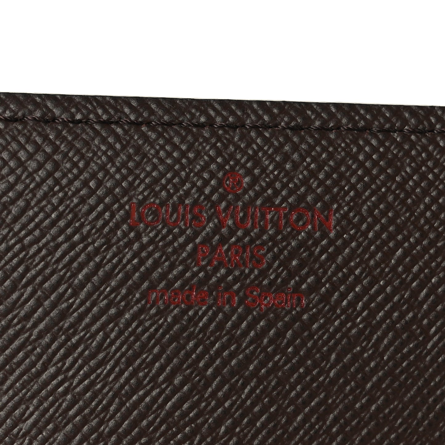 Damier Ebene Business Card Holder