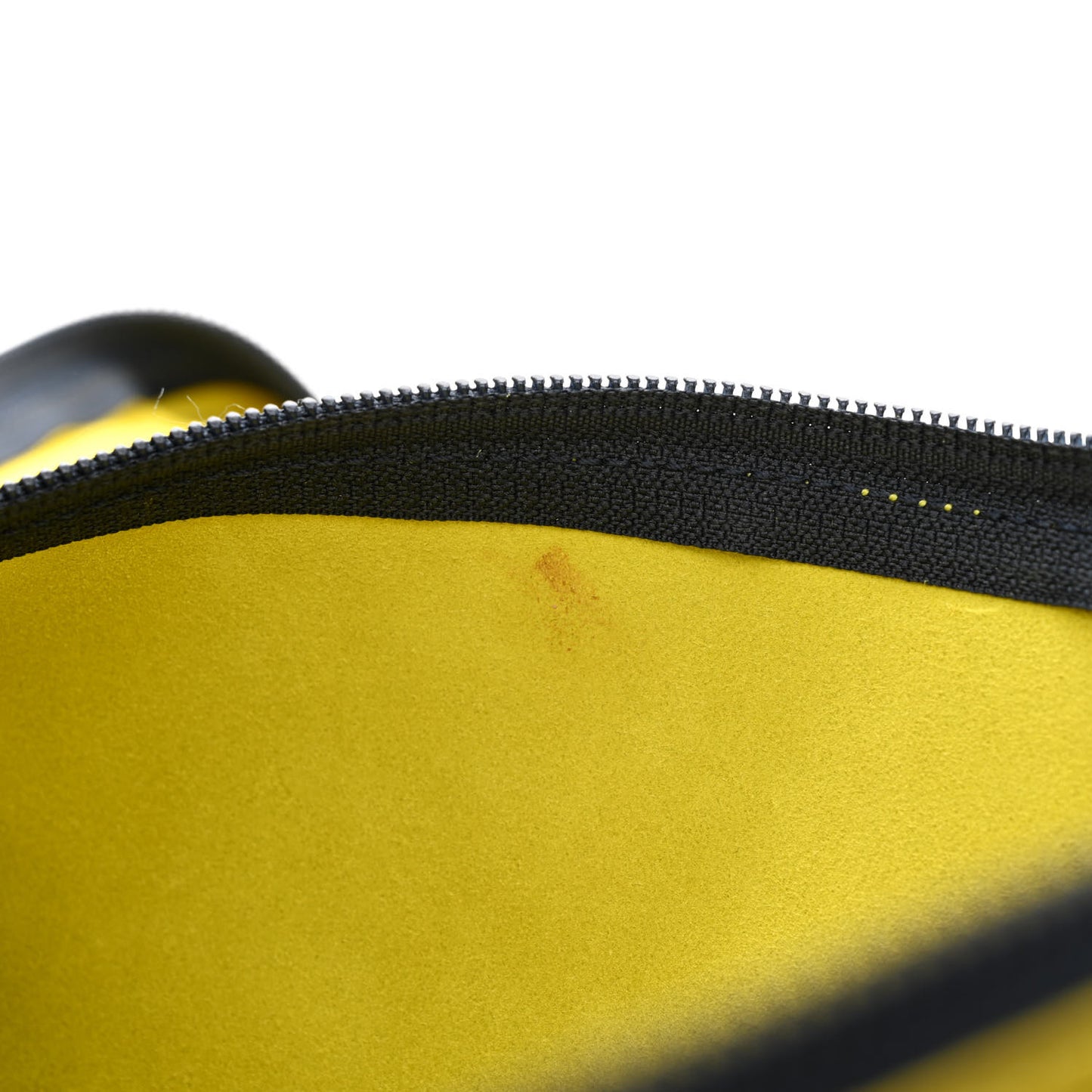 Suede Calfskin Amazona Yellow Black