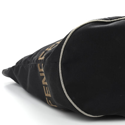 Fendi FF Canvas Bucket Bag Black 8 of 13