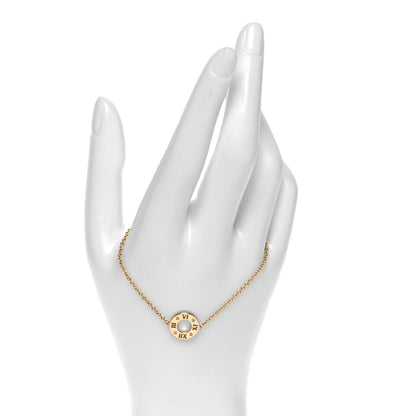 Tiffany 18K Rose Gold Diamond Atlas Pierced Bracelet 2 of 5