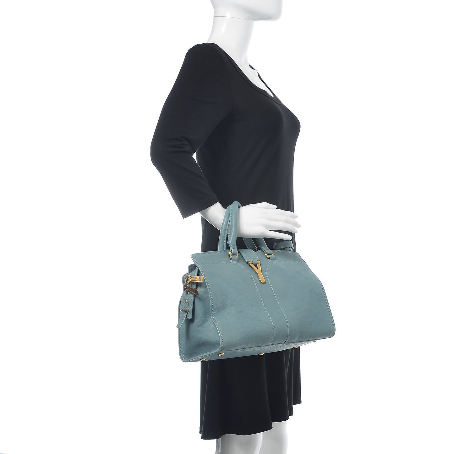 Sheepskin Small Cabas ChYc Blue Glacier