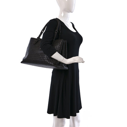 Bottega Veneta Nappa Intrecciato Medium Roma Tote Moro 2 of 11
