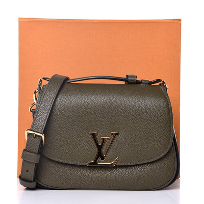Louis Vuitton Grained Calfskin Vivienne NM Kaki 8 of 8