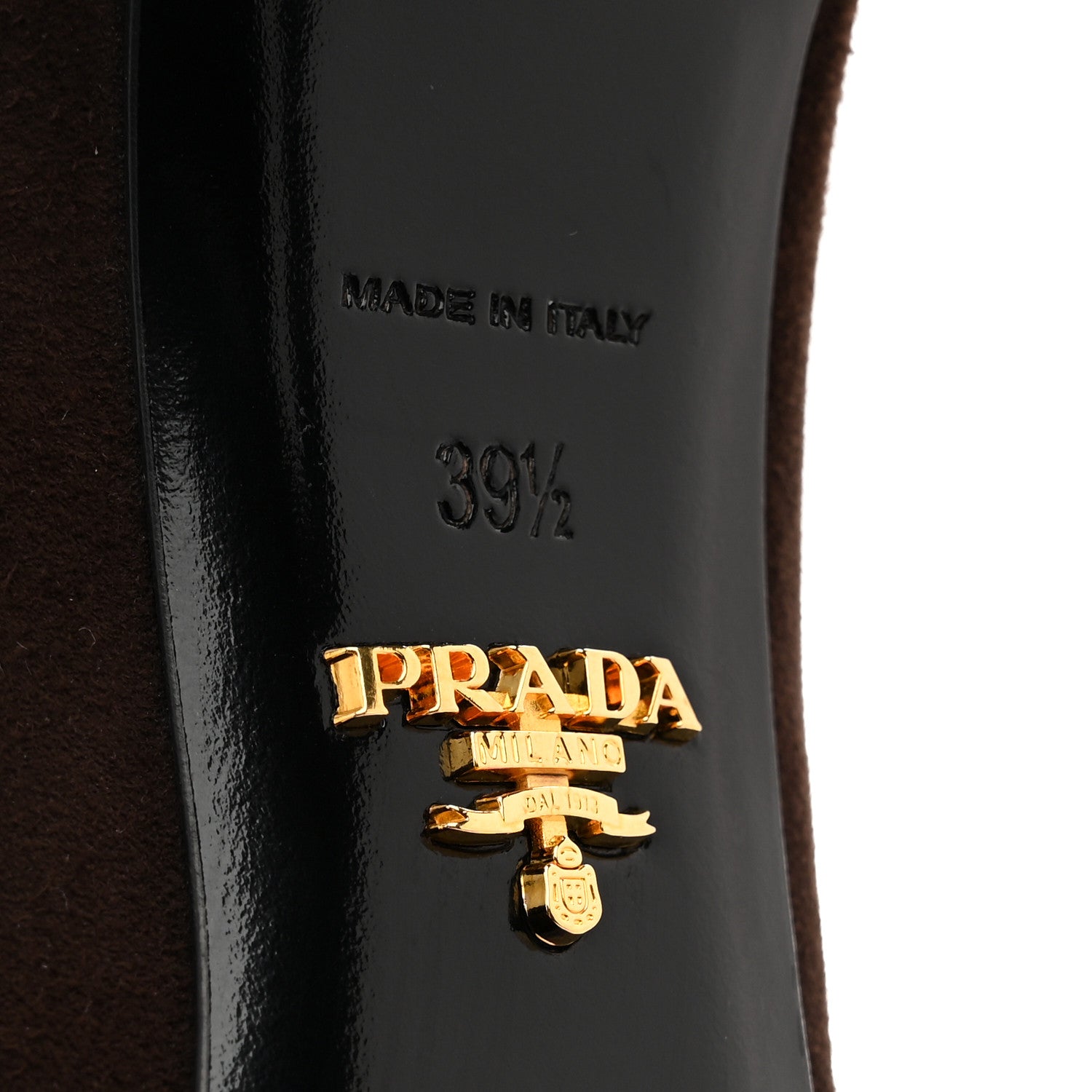 Prada Camoscio Basic 90mm Pumps 39.5 Moro 8 of 9